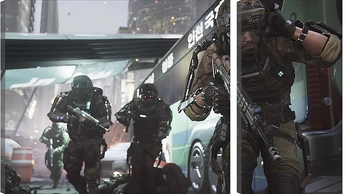 Модульная картина - Call Of Duty: Advanced Warfare