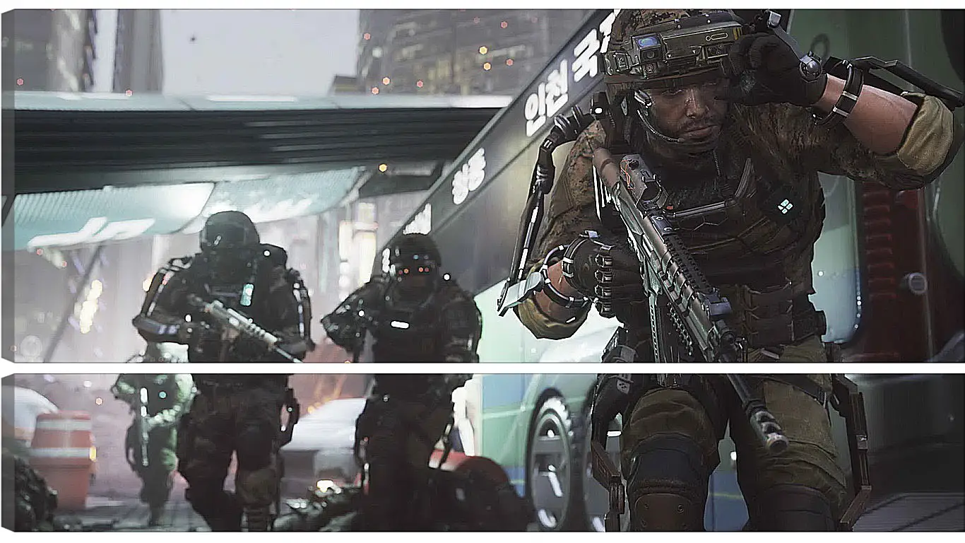 Модульная картина - Call Of Duty: Advanced Warfare