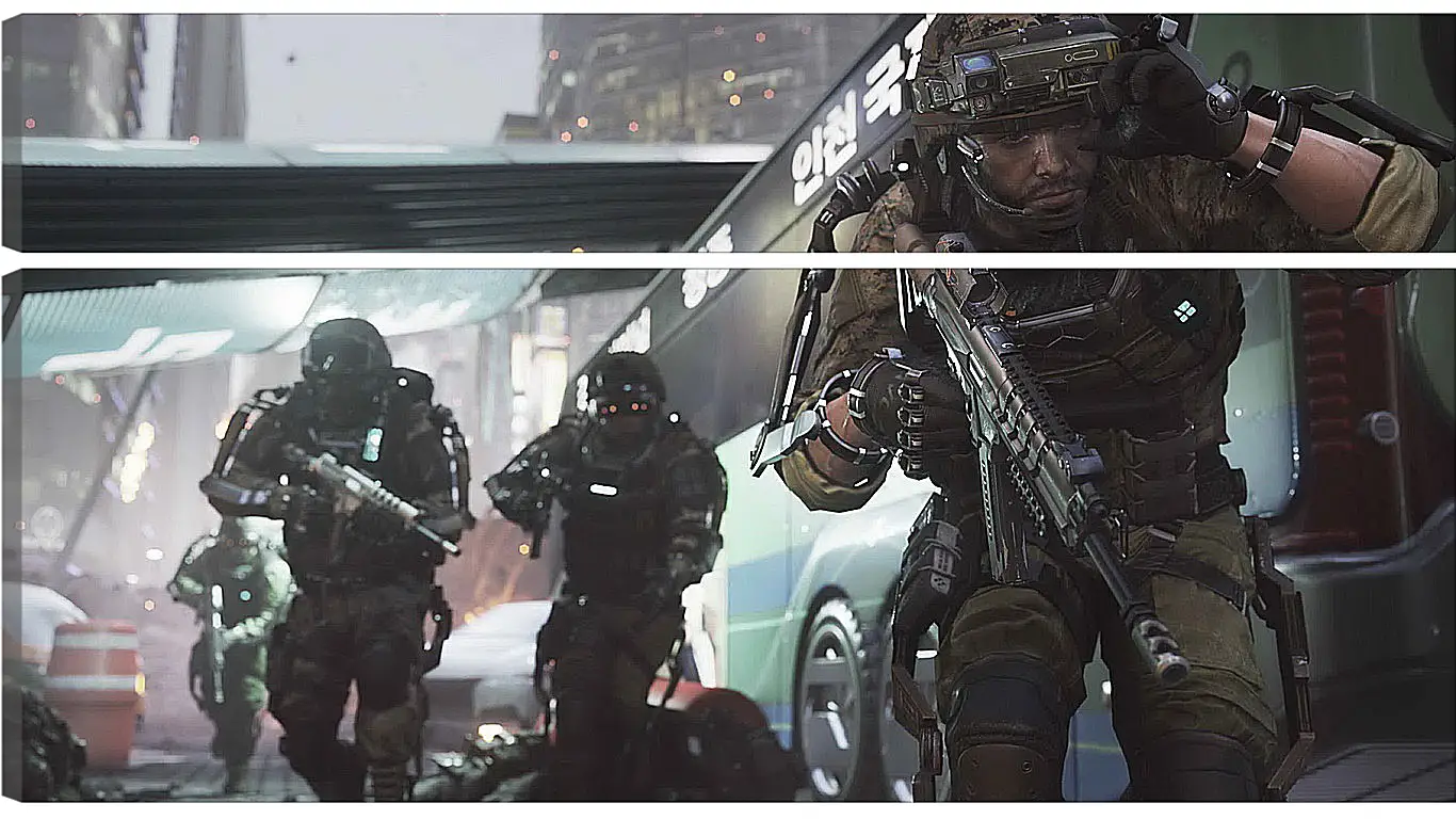 Модульная картина - Call Of Duty: Advanced Warfare