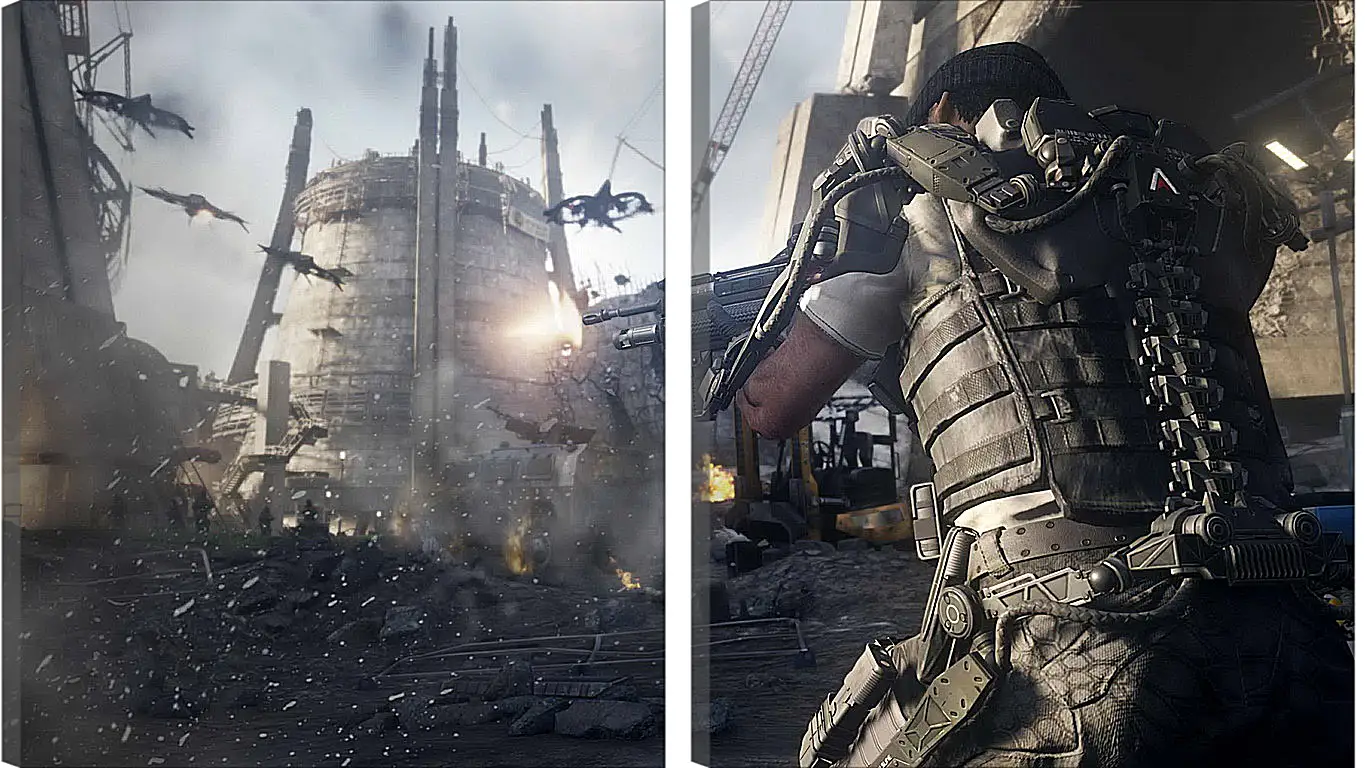 Модульная картина - Call Of Duty: Advanced Warfare