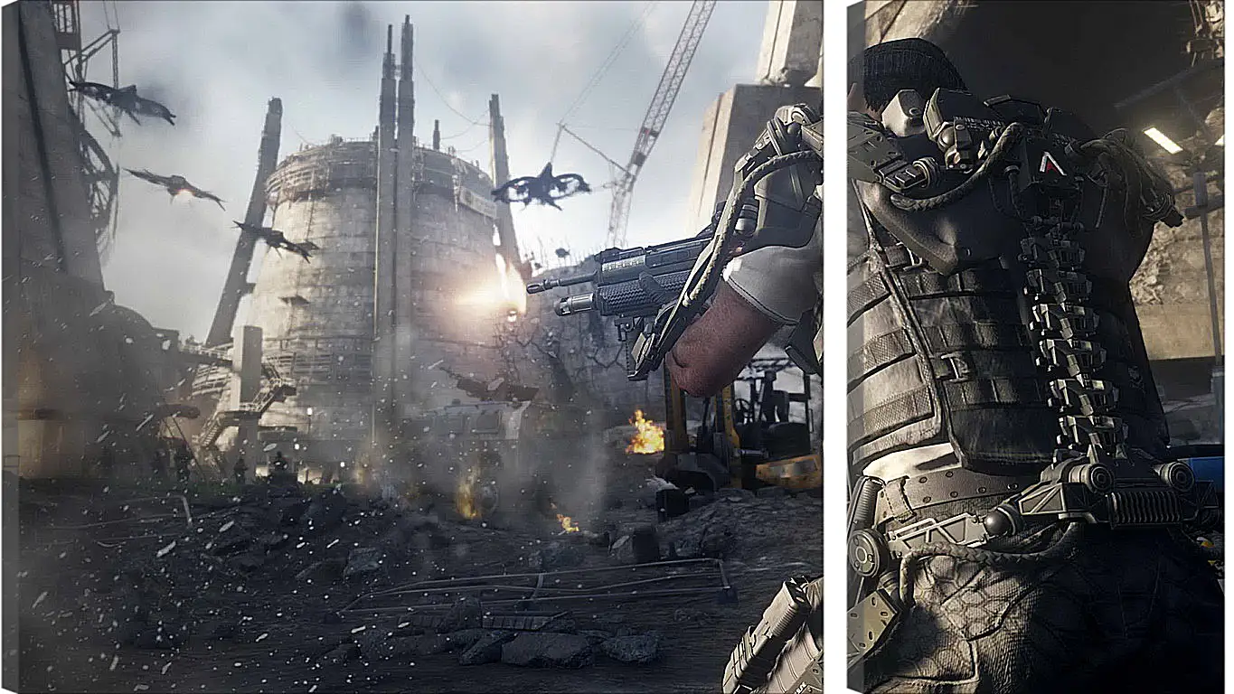 Модульная картина - Call Of Duty: Advanced Warfare