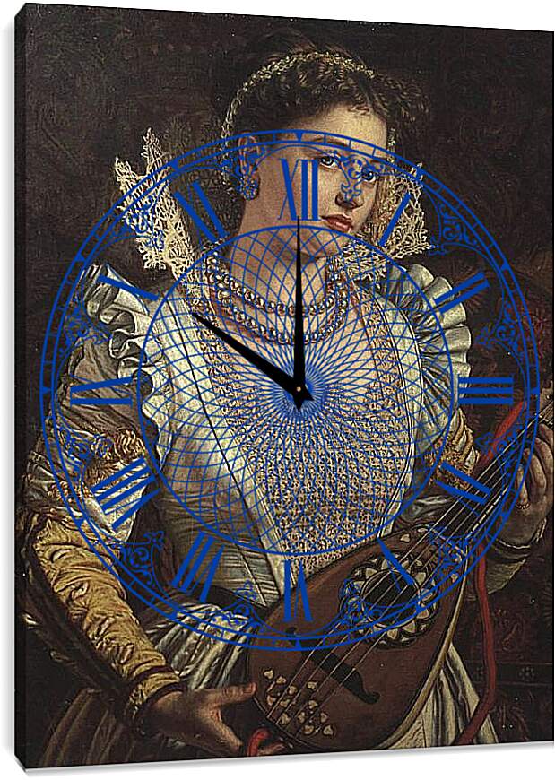 Часы картина - Бьянка. Уильям Холман Хант