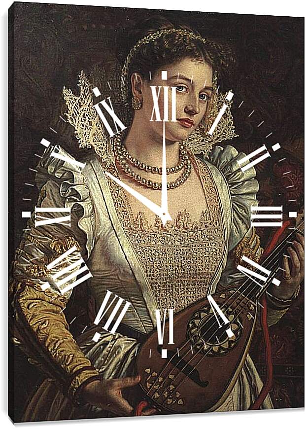 Часы картина - Бьянка. Уильям Холман Хант