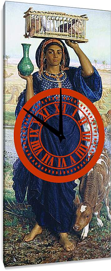 Часы картина - Египтянка. Уильям Холман Хант