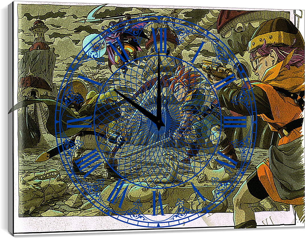 Часы картина - Chrono Trigger
