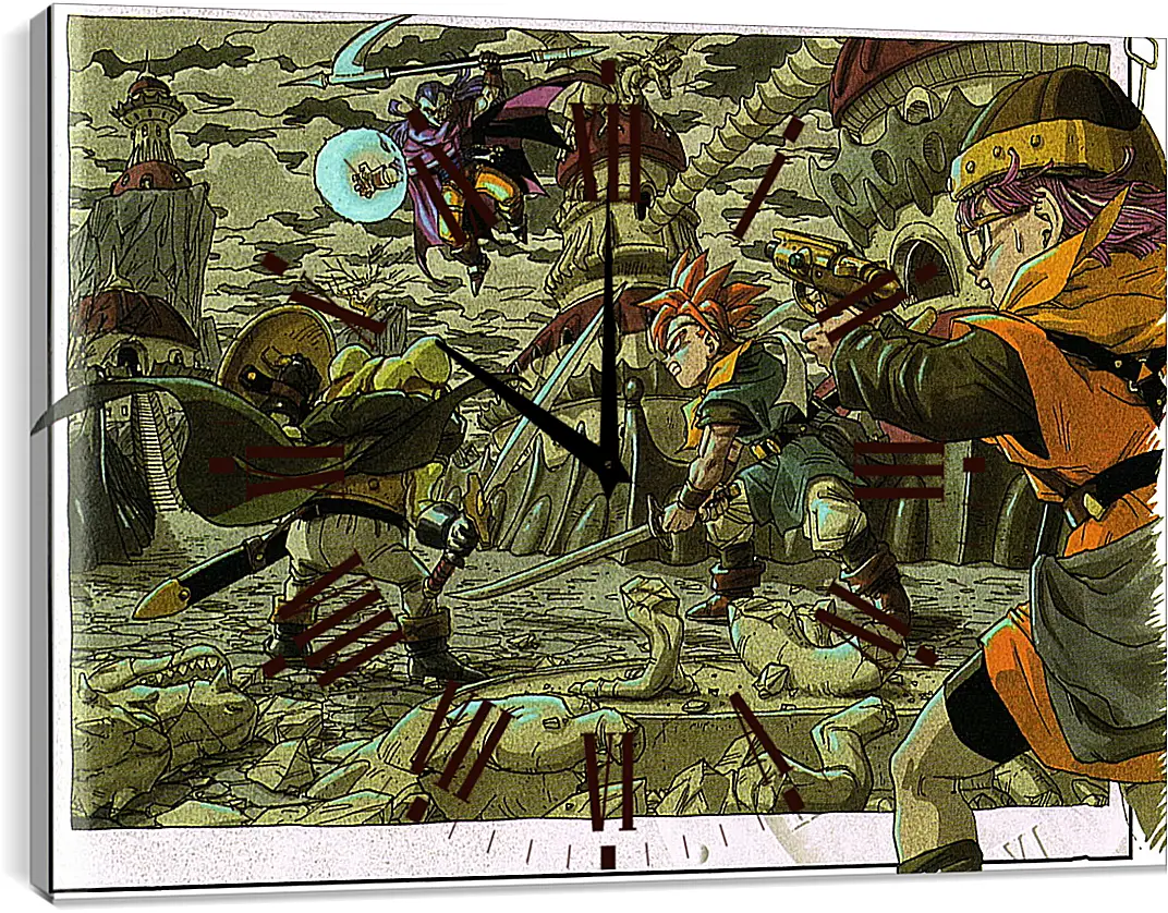Часы картина - Chrono Trigger
