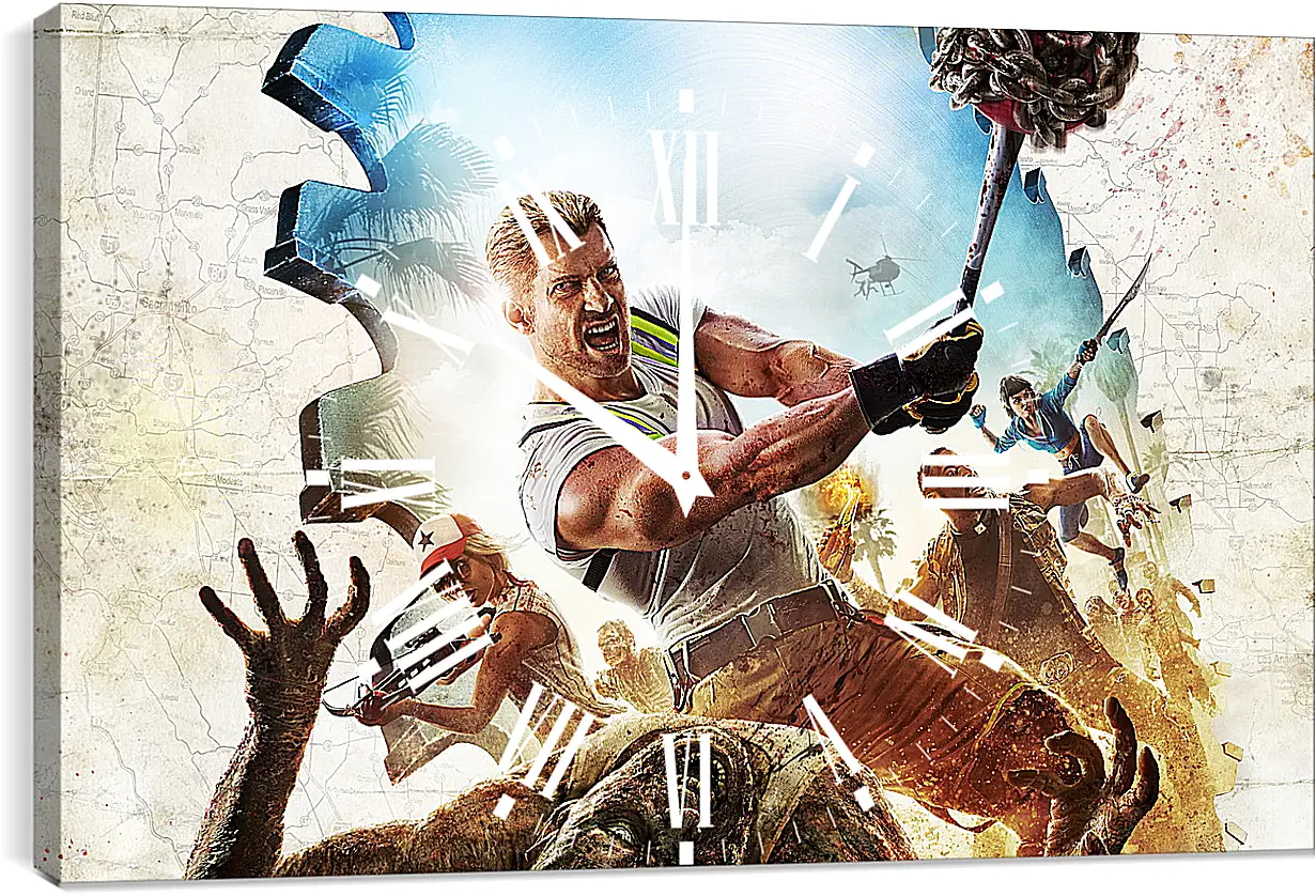 Часы картина - Dead Island 2
