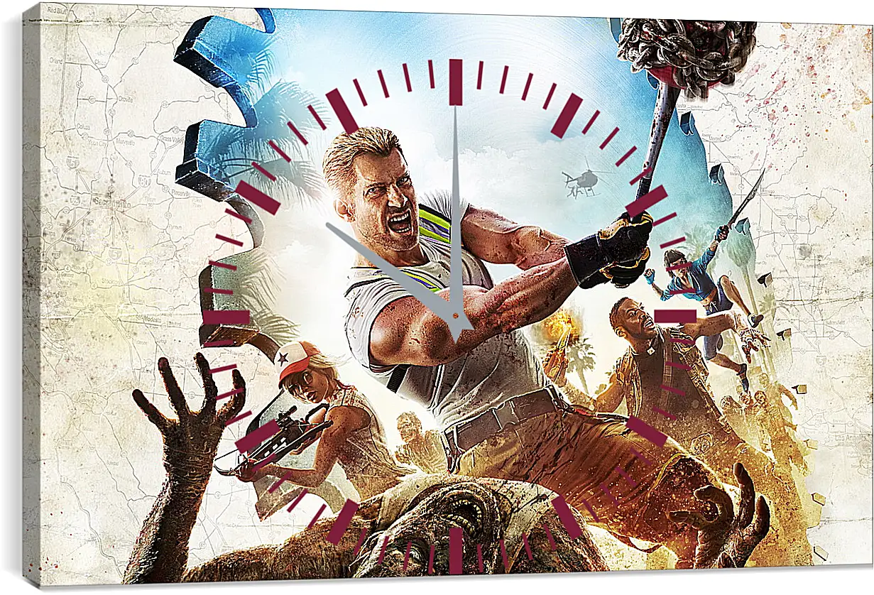 Часы картина - Dead Island 2
