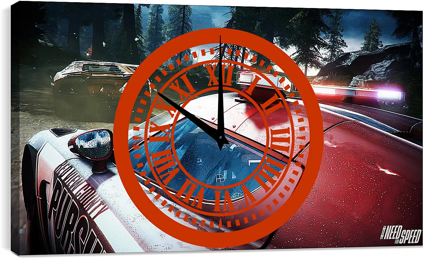 Часы картина - Need For Speed: Rivals
