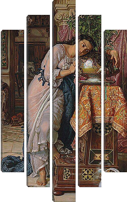 Модульная картина - Изабелла и горшок с базиликом. Уильям Холман Хант