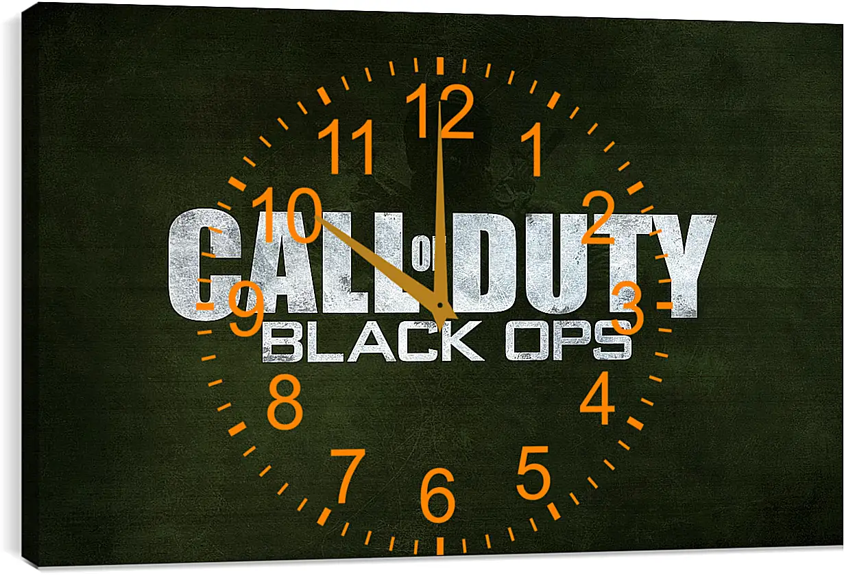 Часы картина - Call Of Duty: Black Ops
