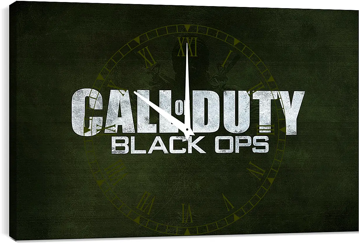 Часы картина - Call Of Duty: Black Ops
