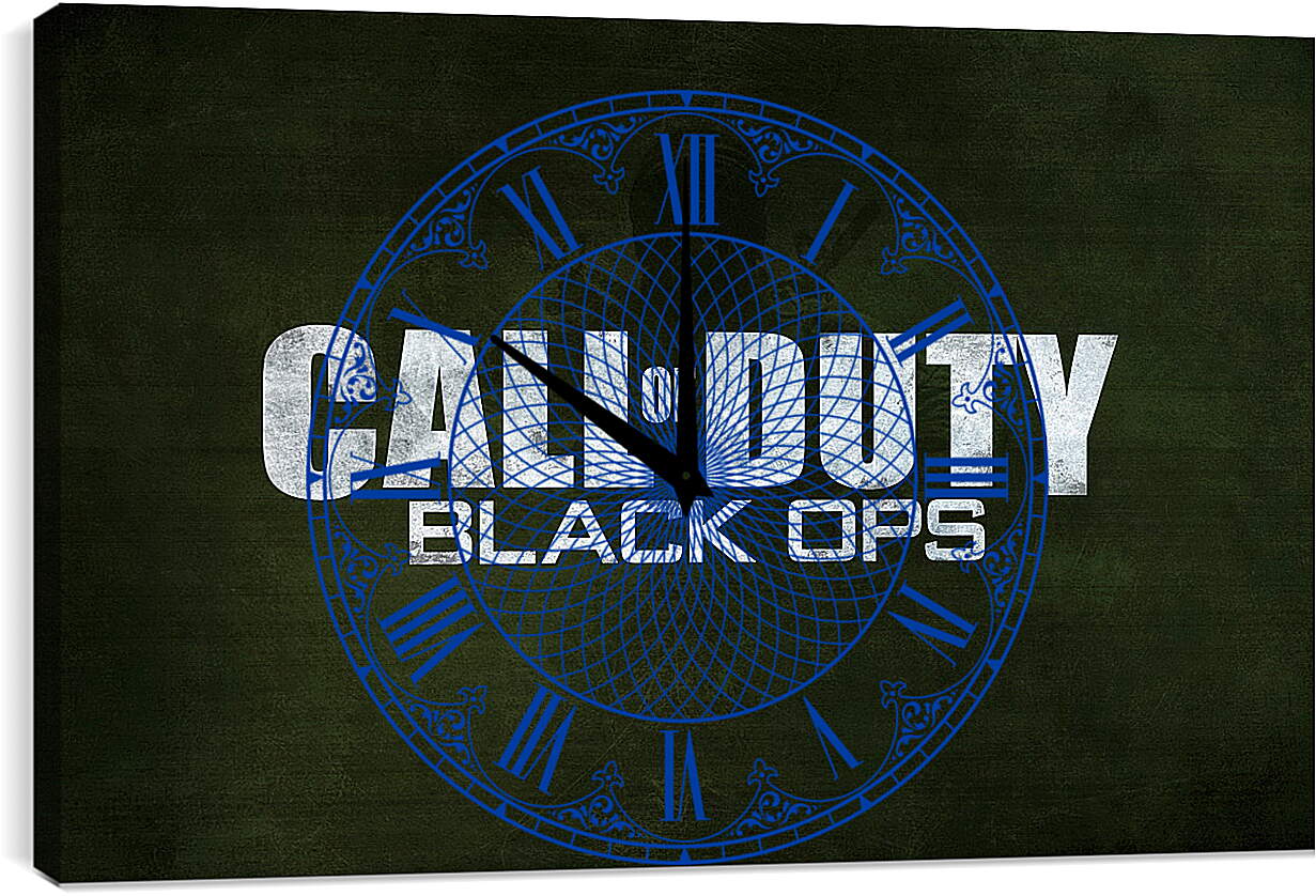 Часы картина - Call Of Duty: Black Ops
