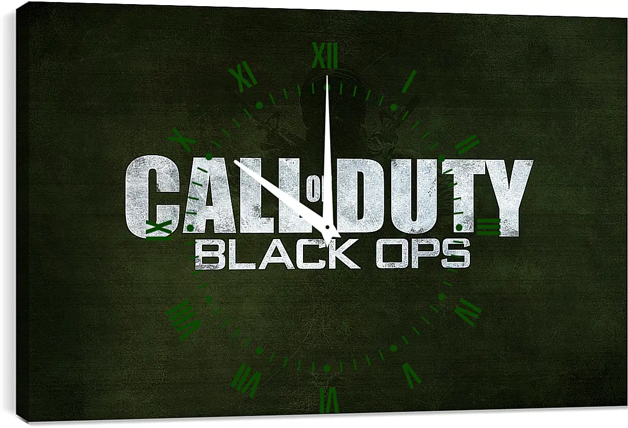 Часы картина - Call Of Duty: Black Ops
