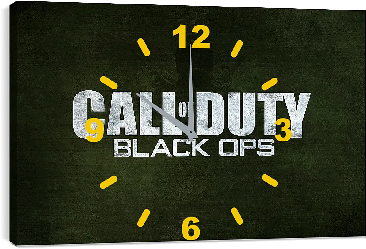 Часы картина - Call Of Duty: Black Ops
