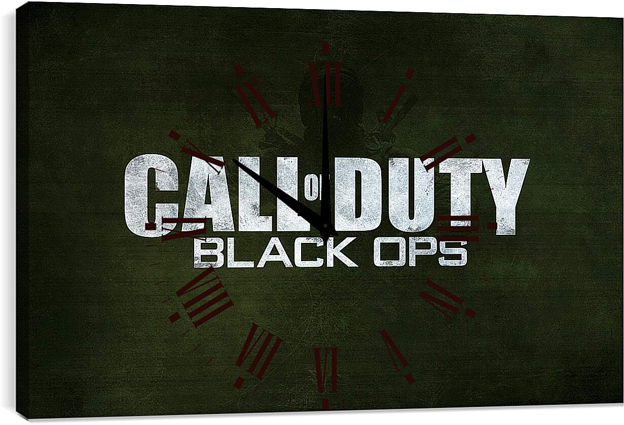 Часы картина - Call Of Duty: Black Ops
