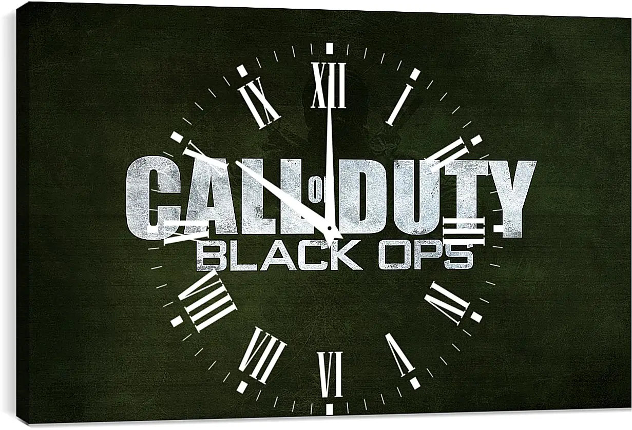 Часы картина - Call Of Duty: Black Ops
