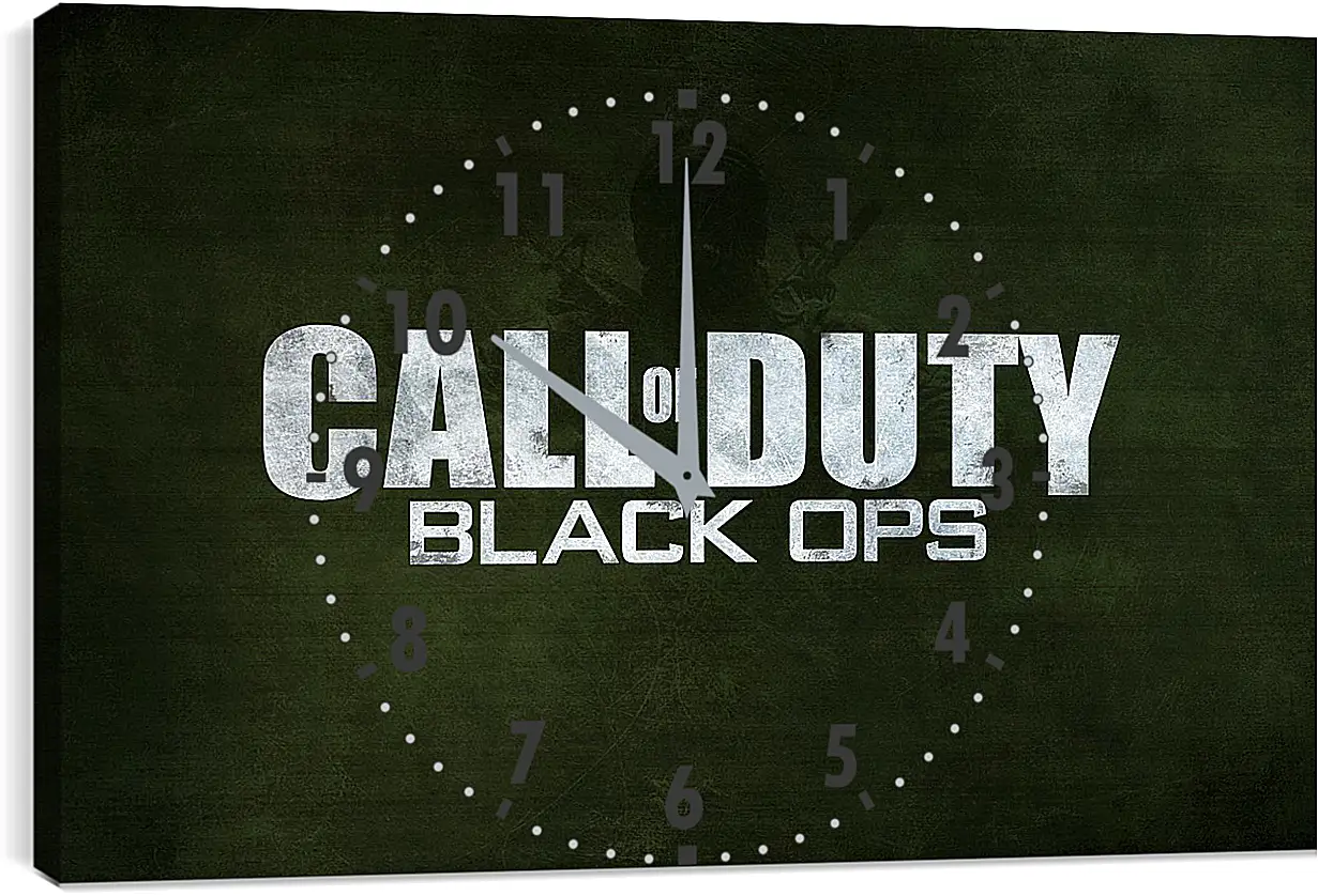 Часы картина - Call Of Duty: Black Ops
