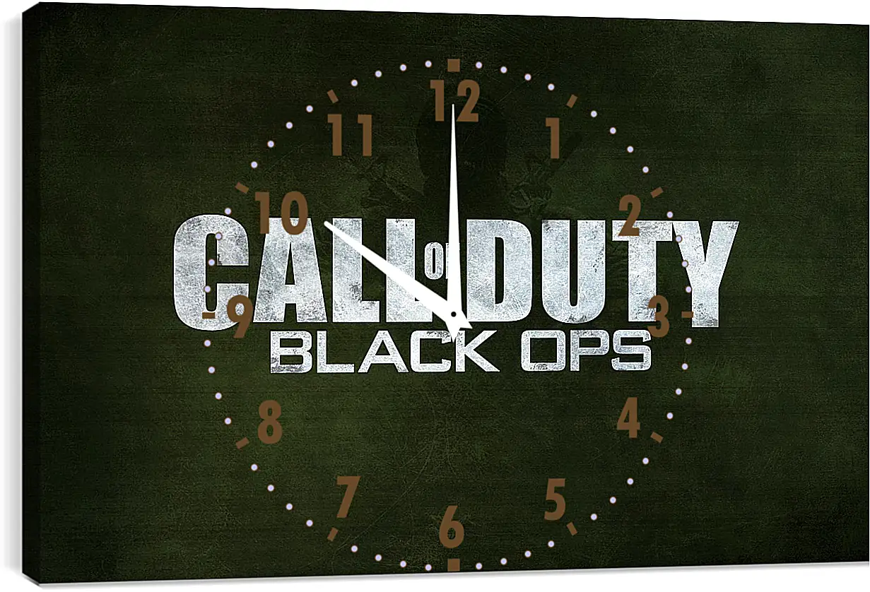 Часы картина - Call Of Duty: Black Ops
