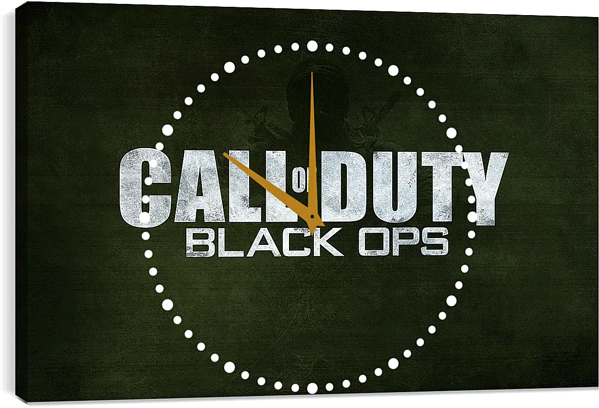 Часы картина - Call Of Duty: Black Ops
