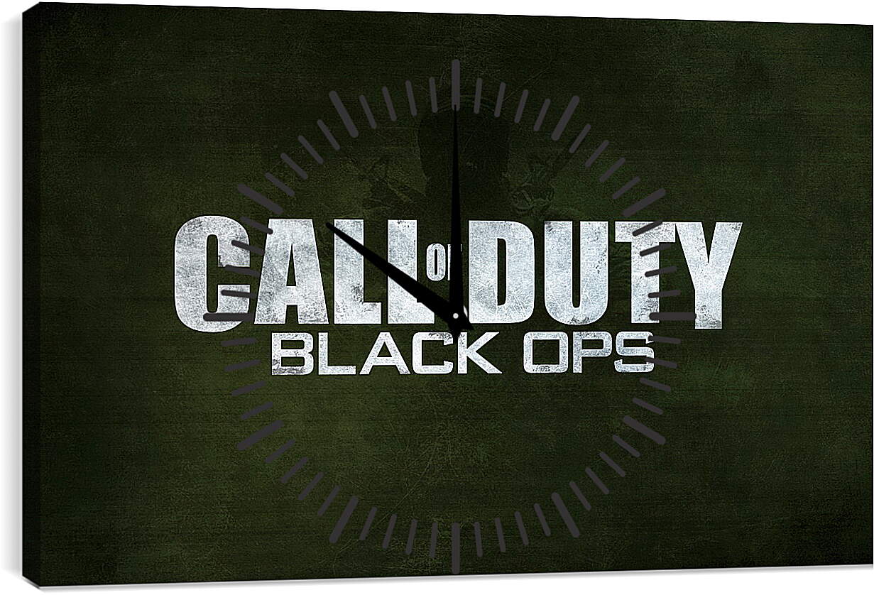 Часы картина - Call Of Duty: Black Ops
