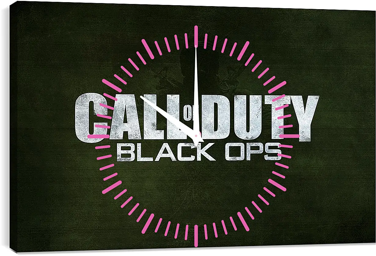 Часы картина - Call Of Duty: Black Ops
