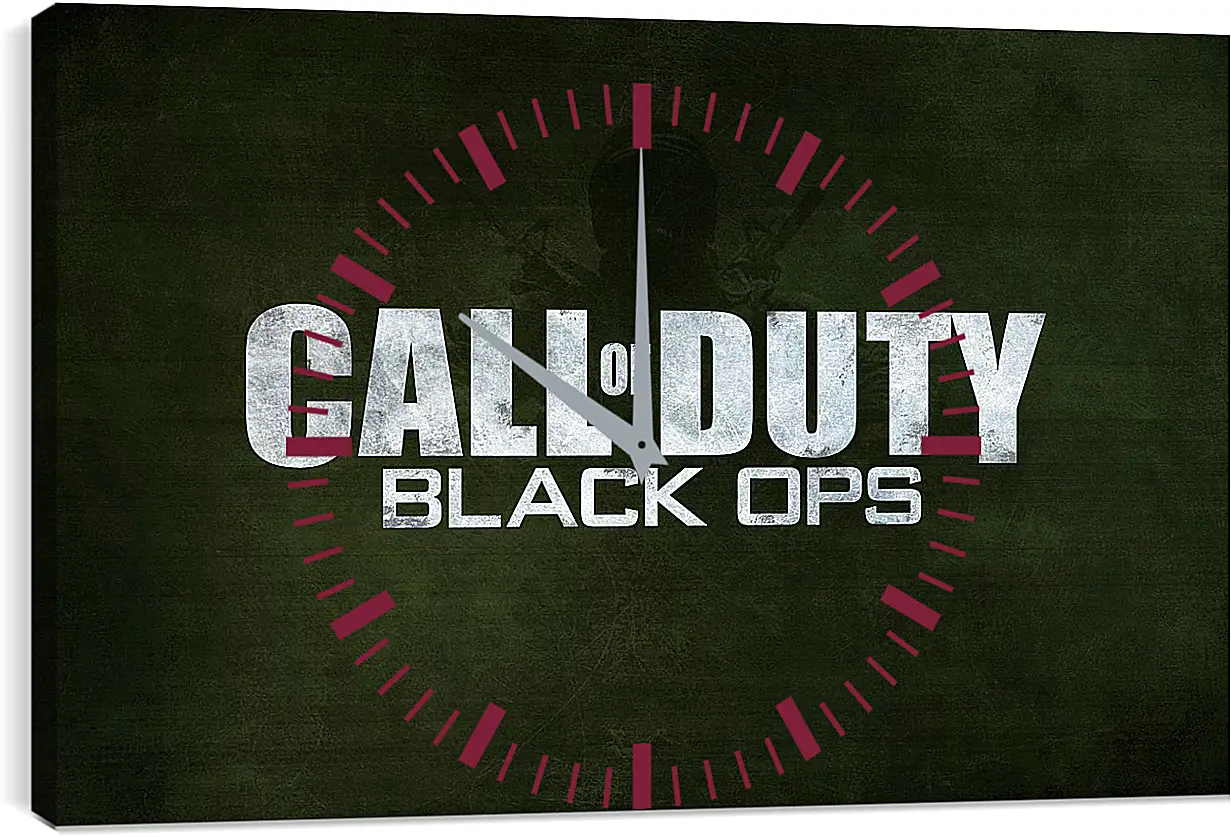 Часы картина - Call Of Duty: Black Ops
