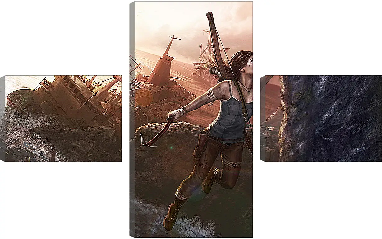 Модульная картина - Tomb Raider
