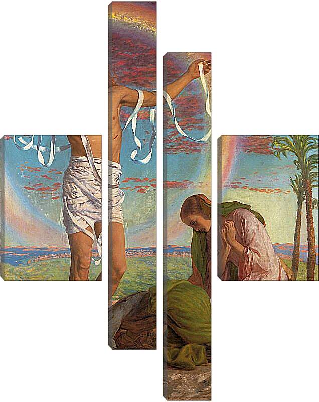 Модульная картина - Иисус Христос и две Марии. Уильям Холман Хант
