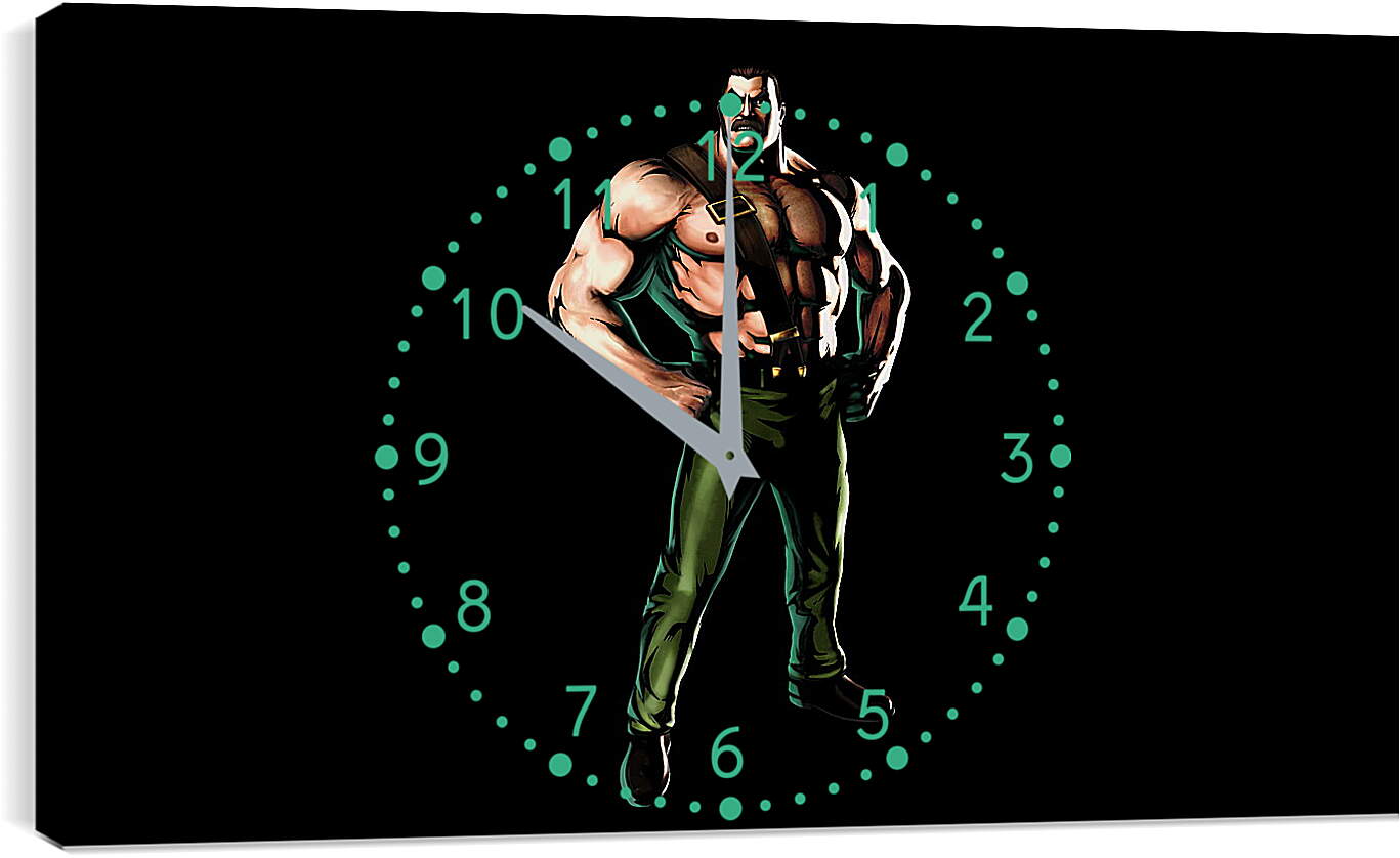 Часы картина - Marvel Vs. Capcom
