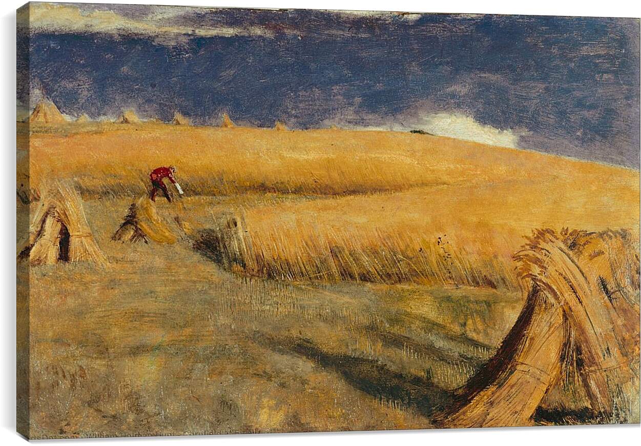 Постер и плакат - Кукурузное поле в Юэлле. Уильям Холман Хант