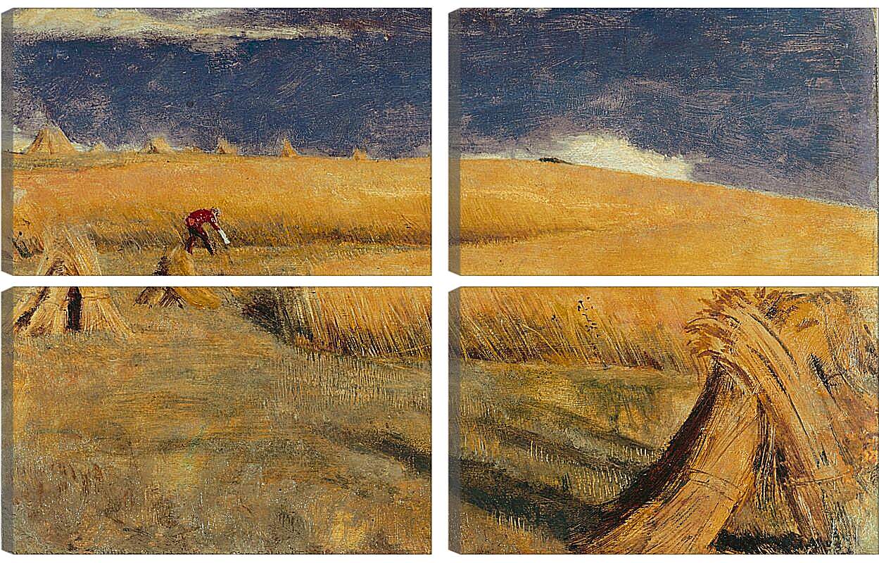 Модульная картина - Кукурузное поле в Юэлле. Уильям Холман Хант