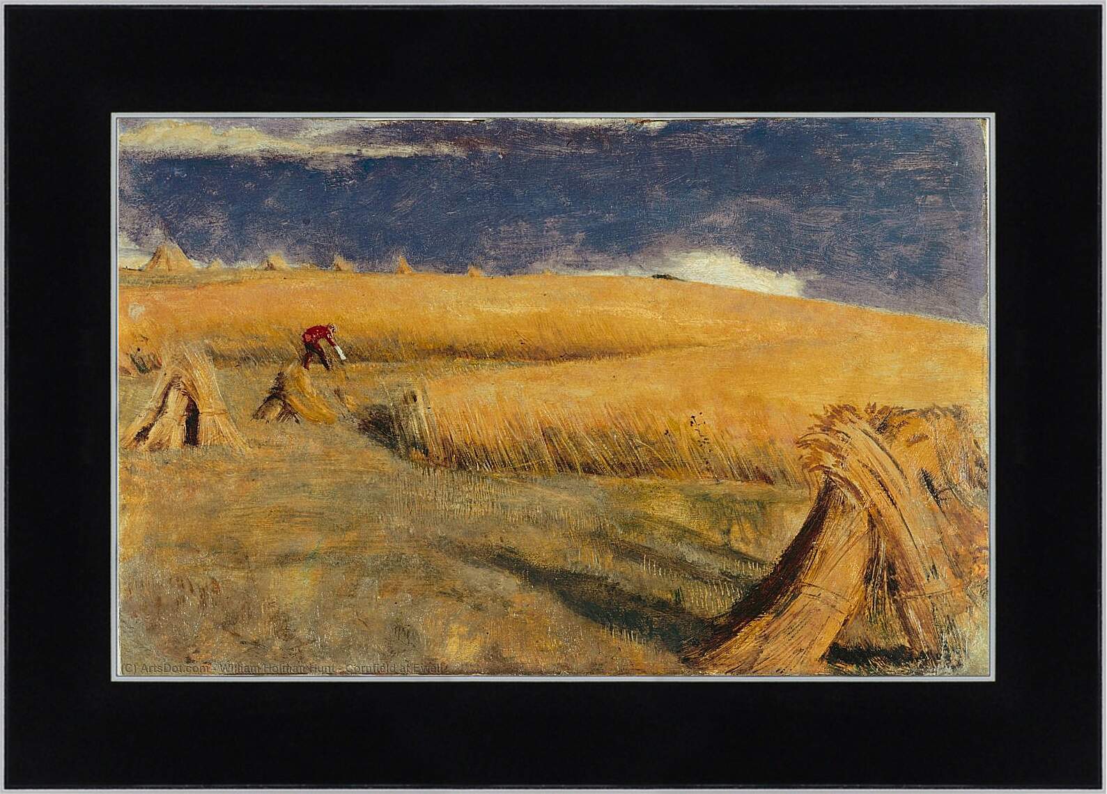 Картина в раме - Кукурузное поле в Юэлле. Уильям Холман Хант