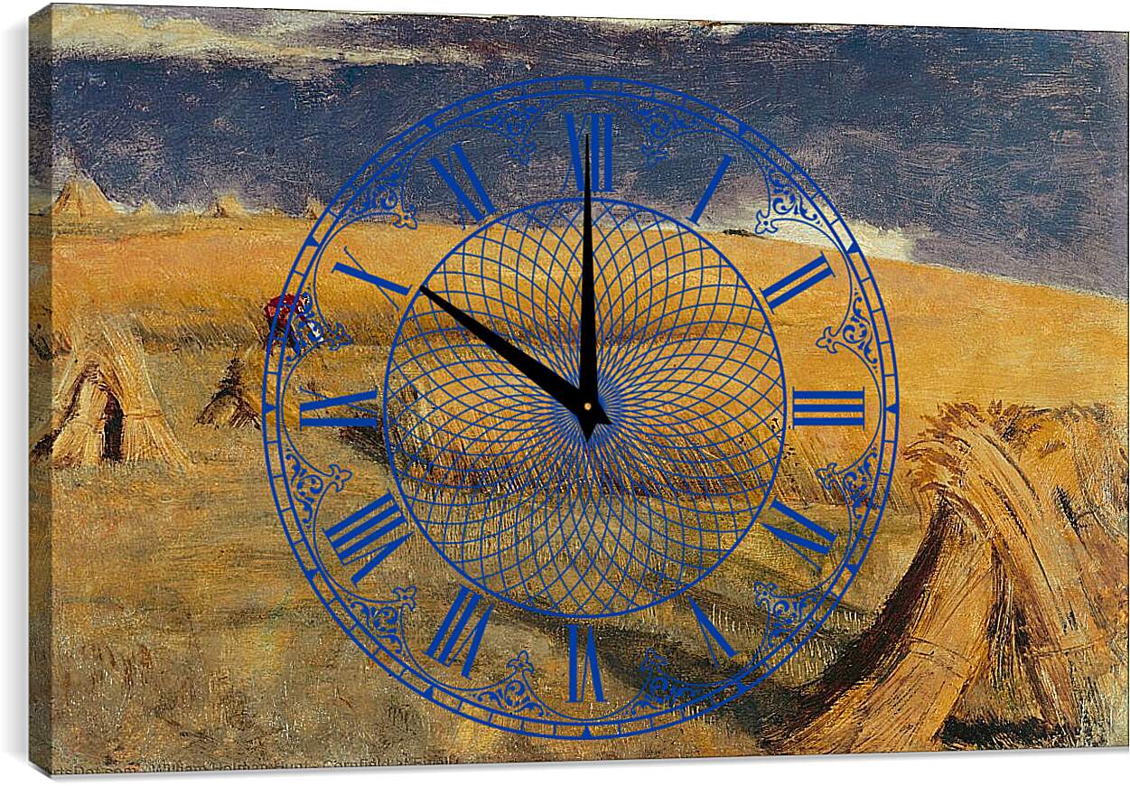 Часы картина - Кукурузное поле в Юэлле. Уильям Холман Хант