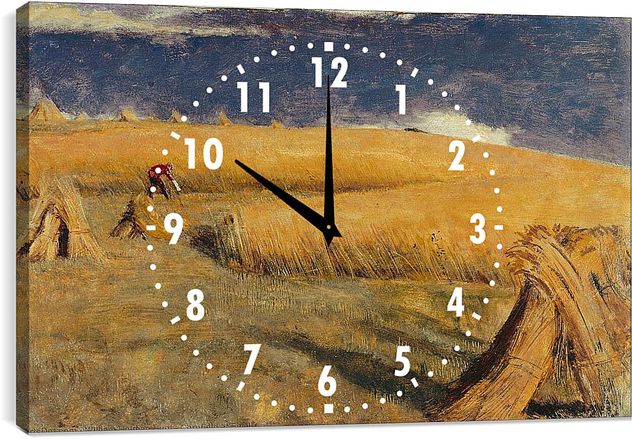 Часы картина - Кукурузное поле в Юэлле. Уильям Холман Хант