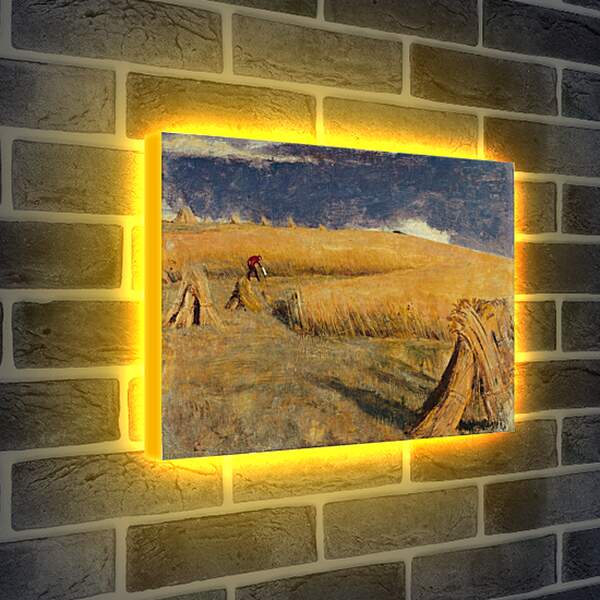 Лайтбокс световая панель - Кукурузное поле в Юэлле. Уильям Холман Хант