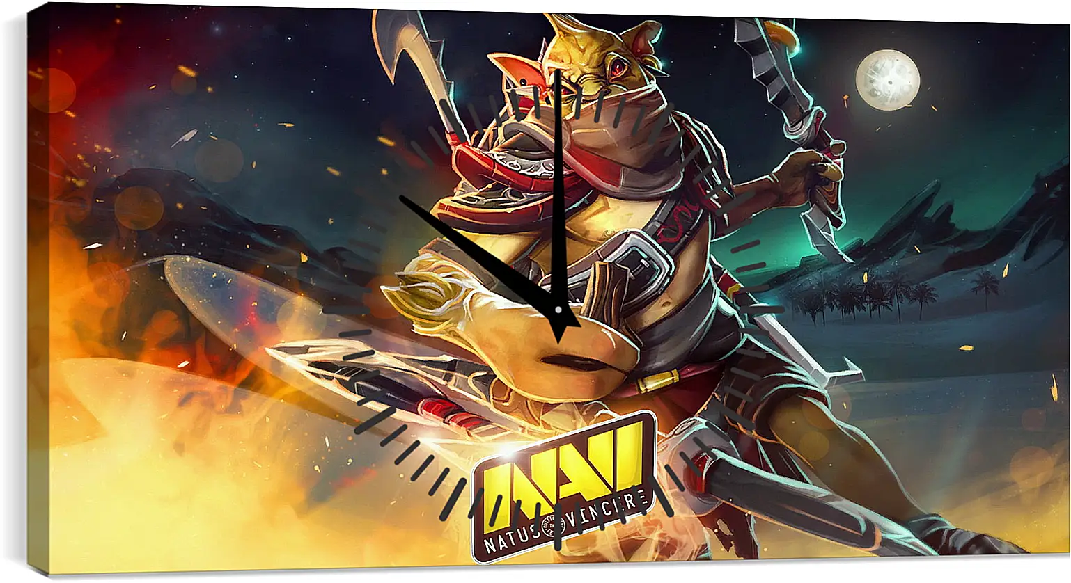 Часы картина - DotA 2