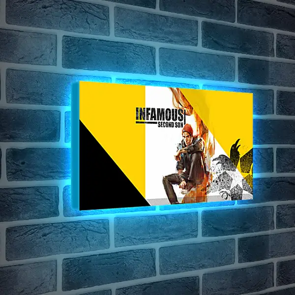 Лайтбокс световая панель - InFamous: Second Son
