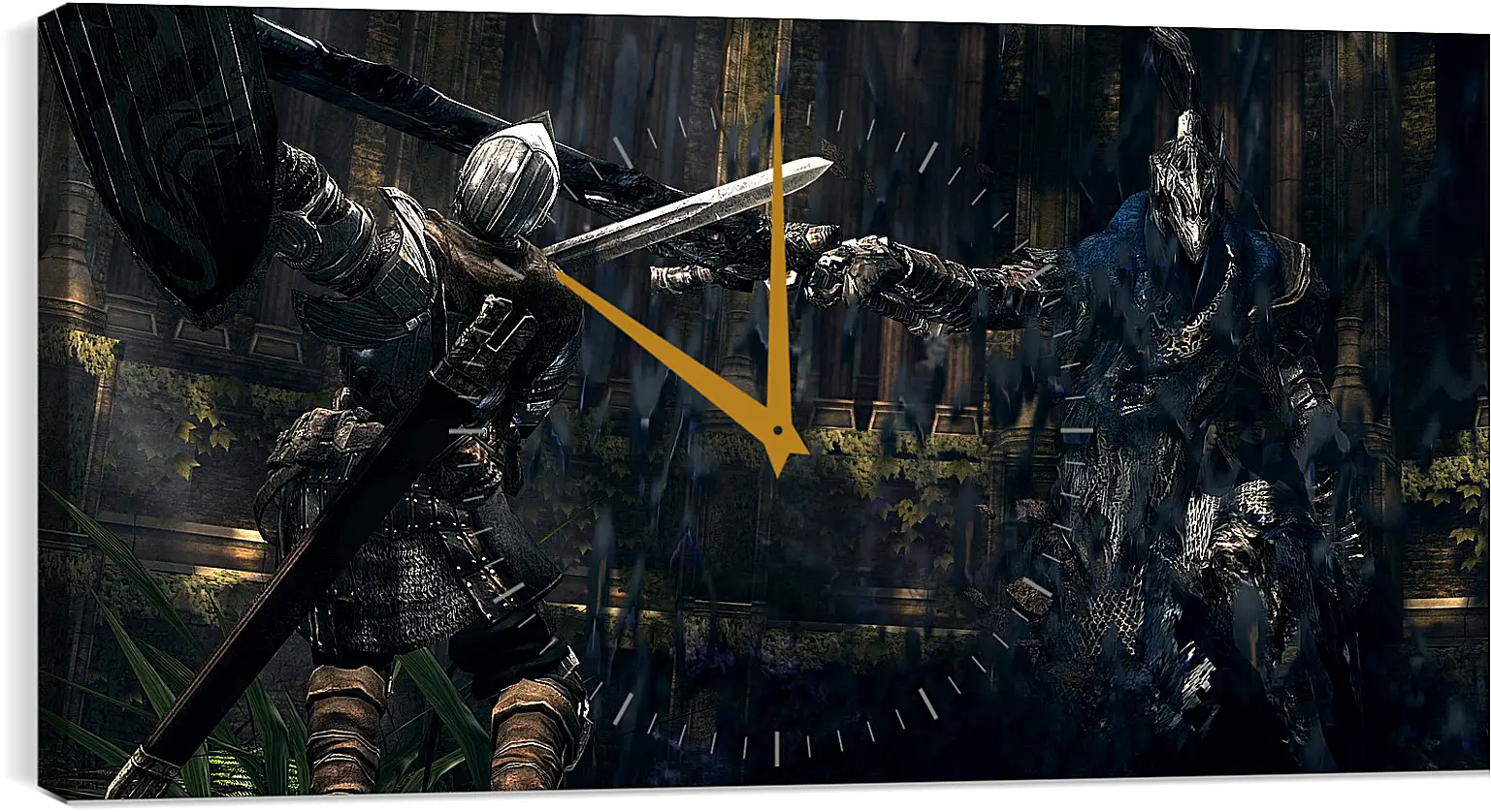 Часы картина - Dark Souls
