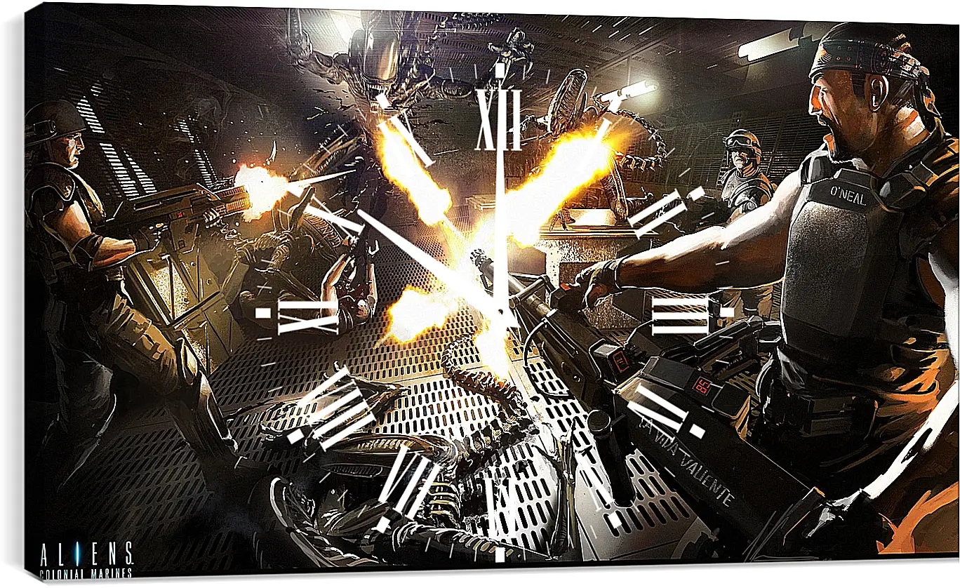Часы картина - Aliens: Colonial Marines
