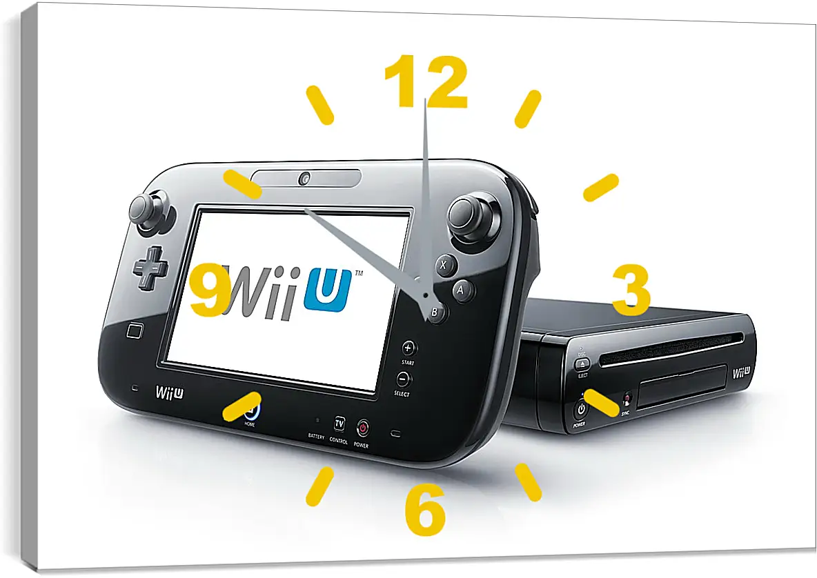 Часы картина - Nintendo Wii U
