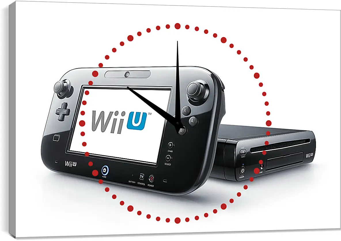 Часы картина - Nintendo Wii U
