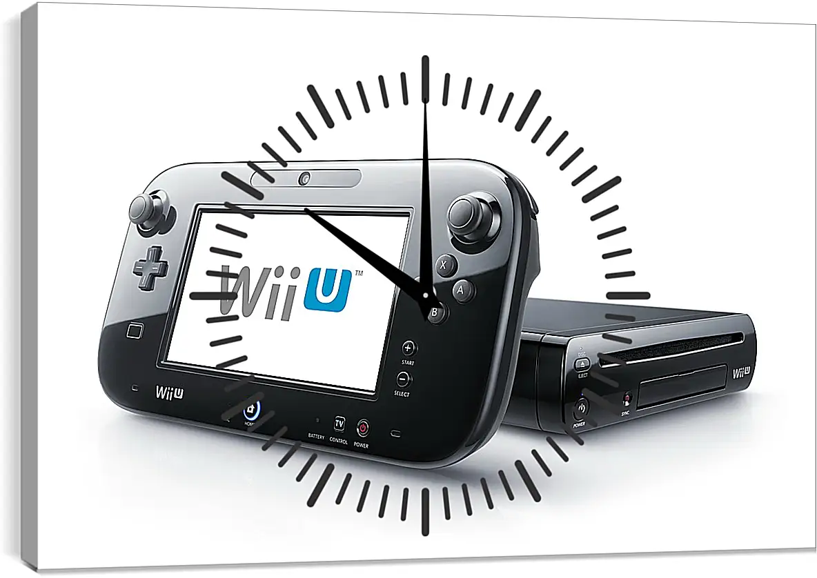 Часы картина - Nintendo Wii U
