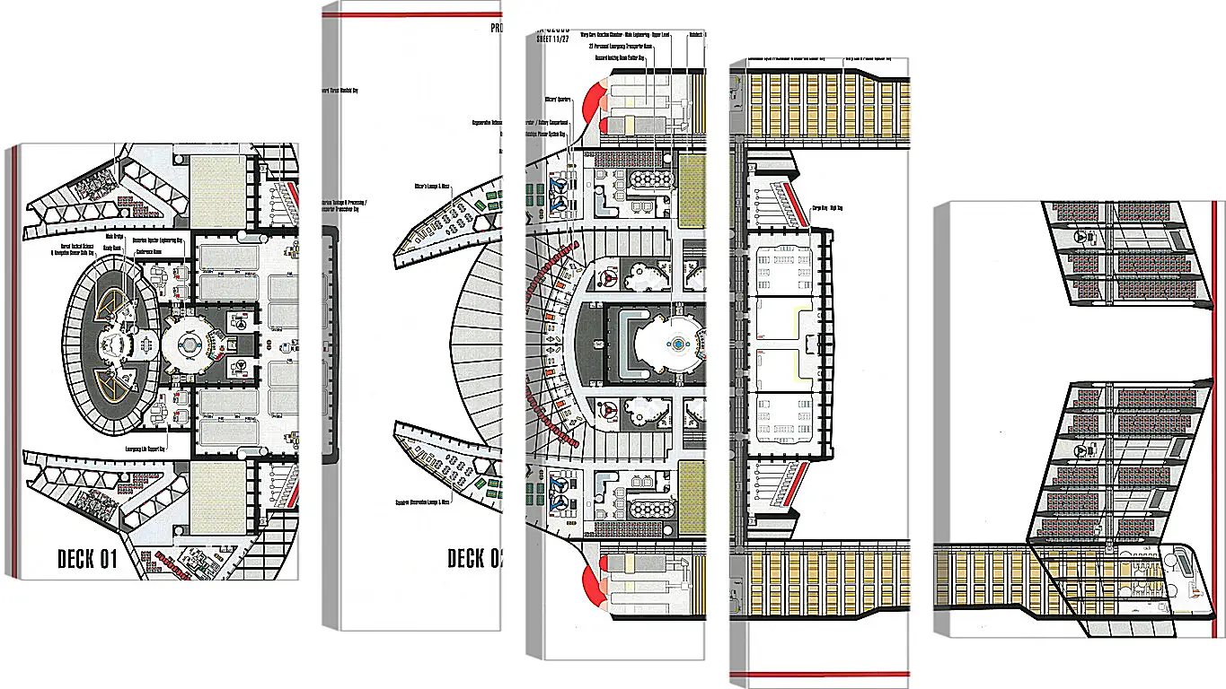 Модульная картина - Star Trek
