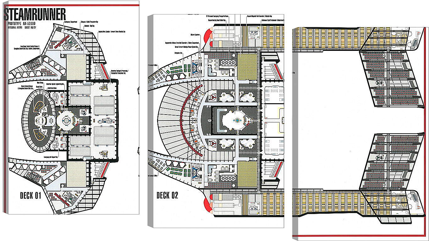 Модульная картина - Star Trek
