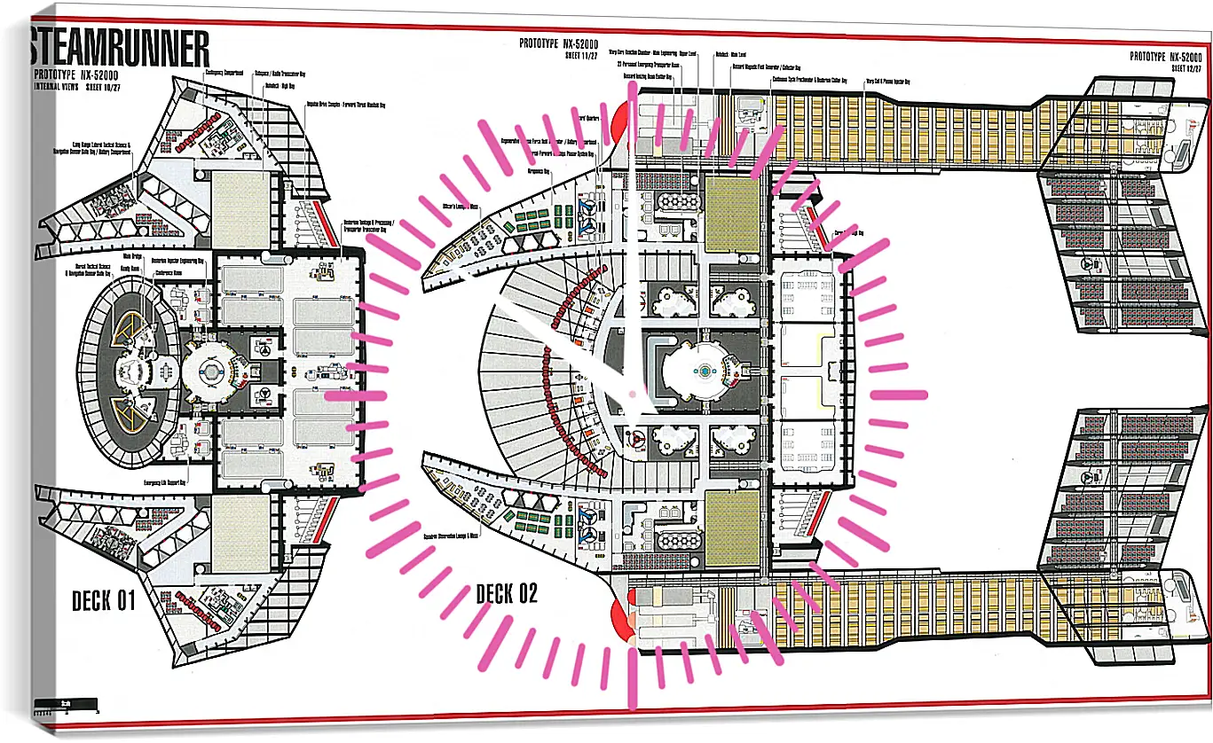 Часы картина - Star Trek
