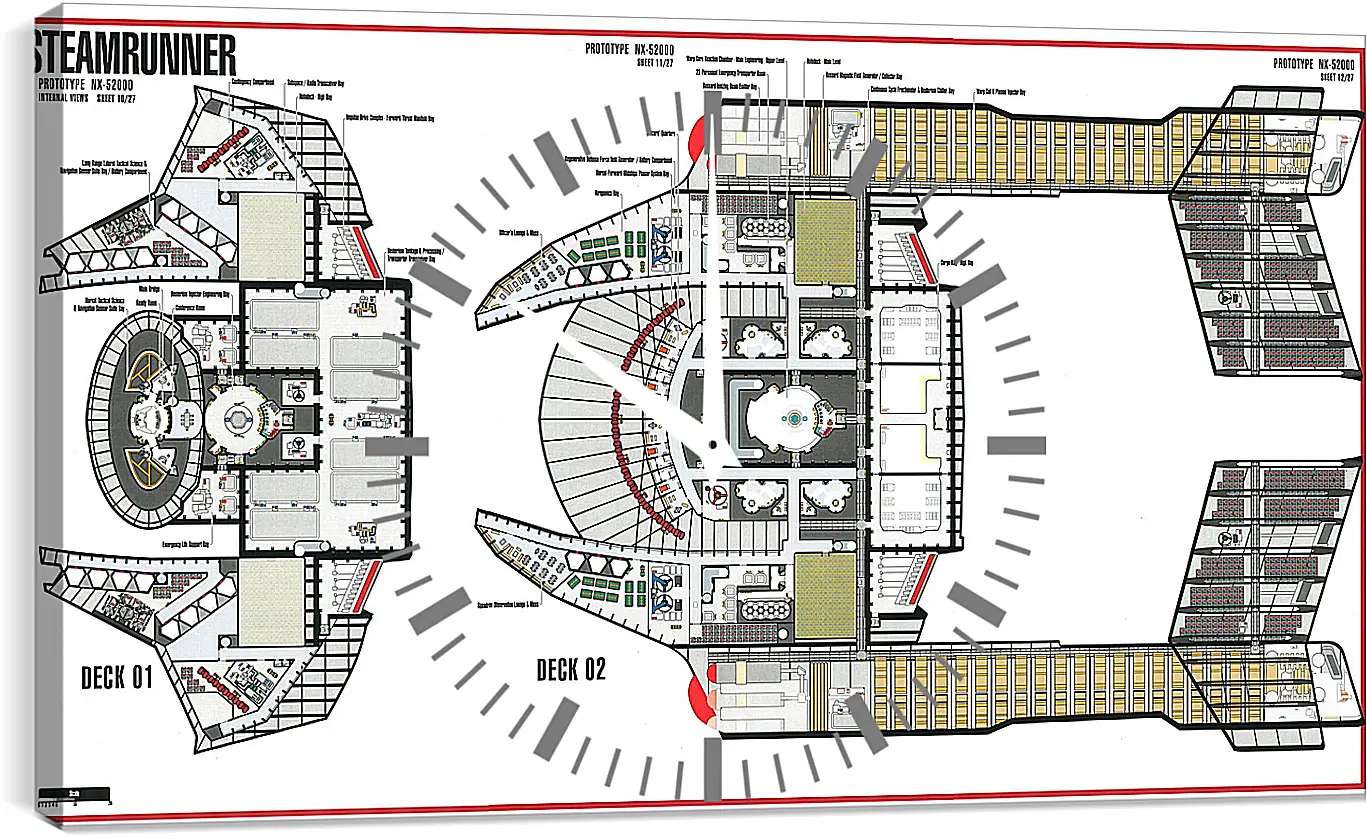 Часы картина - Star Trek
