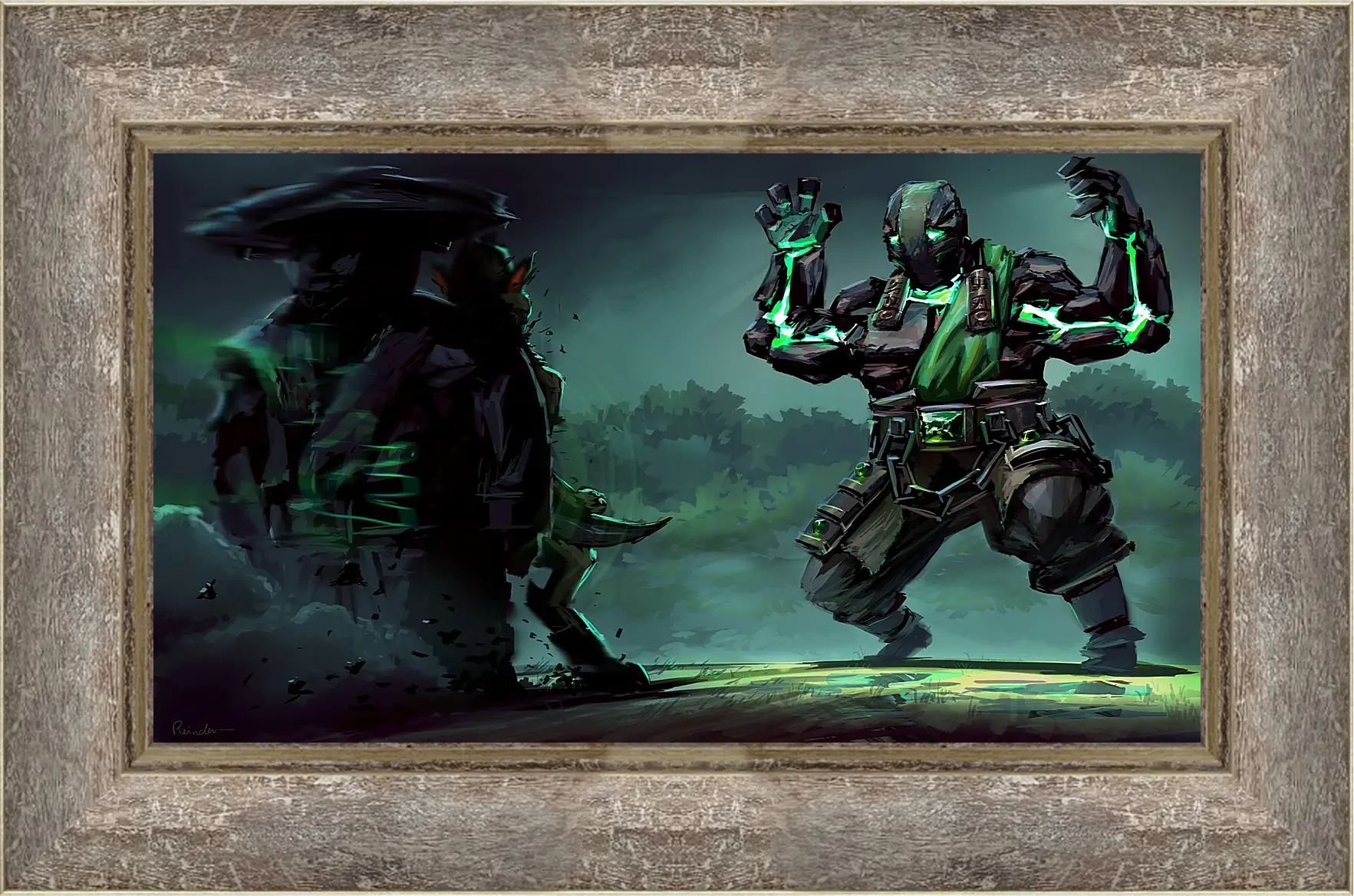 Картина в раме - DotA 2