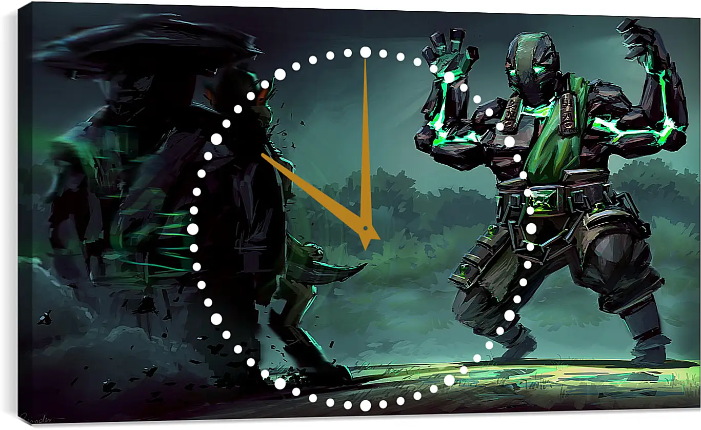 Часы картина - DotA 2