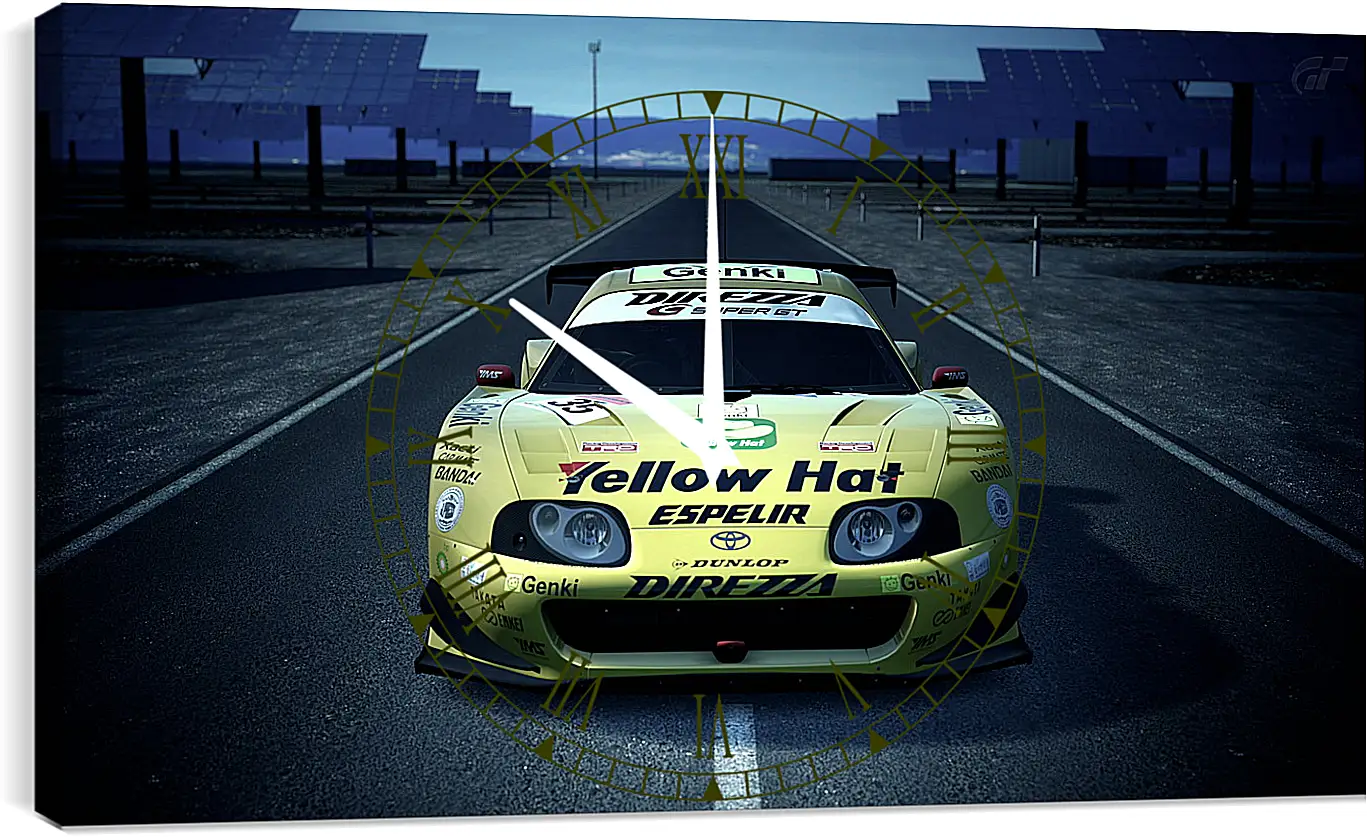 Часы картина - Gran Turismo 6

